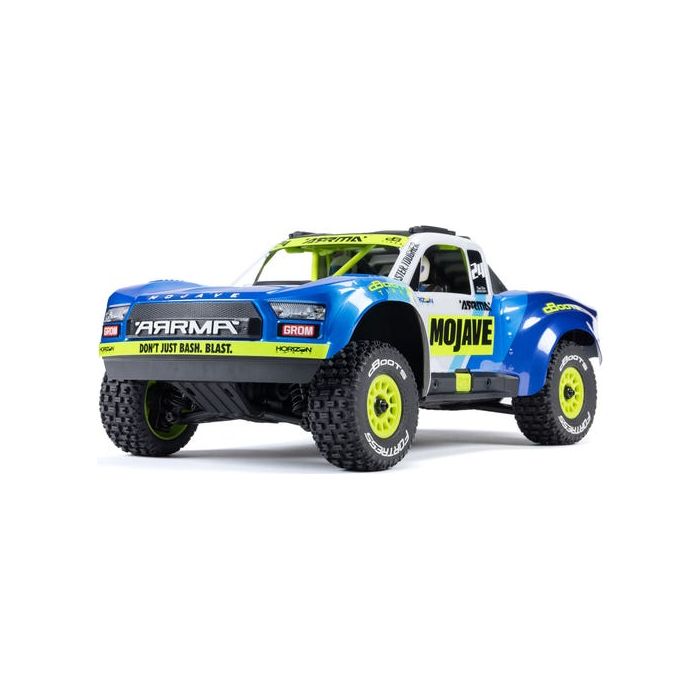Arrma Mojave Grom 1/18 4x4 Desert Truck RTR, Blue/White, ARA2104T2