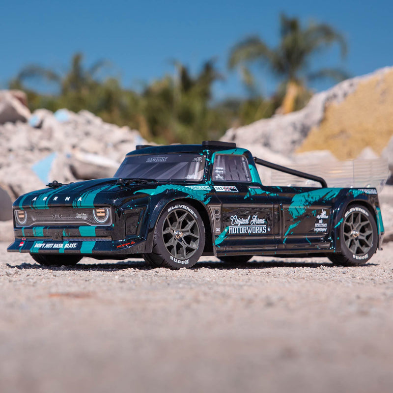 ARRMA Infraction All-Road Truck 4x4 3S BLX 1/8 RTR, Black/Teal