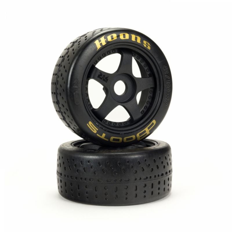 ARRMA Dboots Hoons 42/100 2.9 Gold Belted 5-Spoke Wheels and Tyres