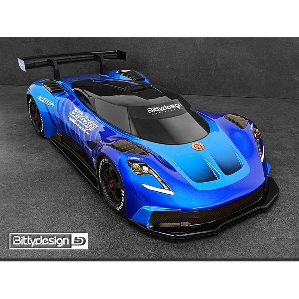 Bittydesign ARES-1ボディ BITTYDESIGN Ares-1 1/7 Clear Body for Arrma Infraction