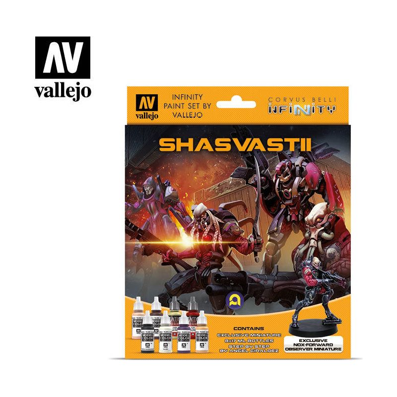 Vallejo Infinity Shasvastii Exclusive Miniature 8 Colour Acrylic Paint Set [70241]