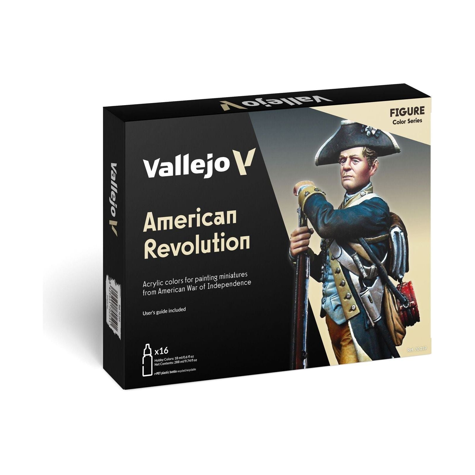 Vallejo Model Colour: American Revolution (16 Colours) Acrylic Paint Set