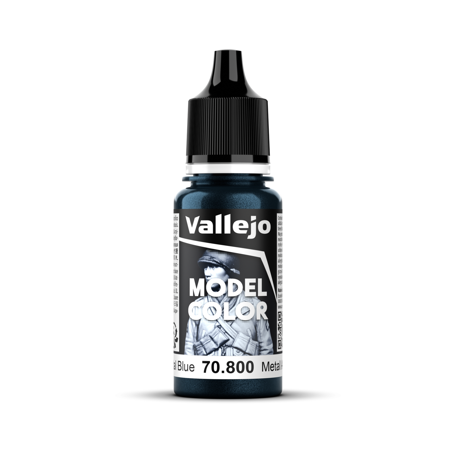 VALLEJO Model Colour Metallic Metal Blue 18ml