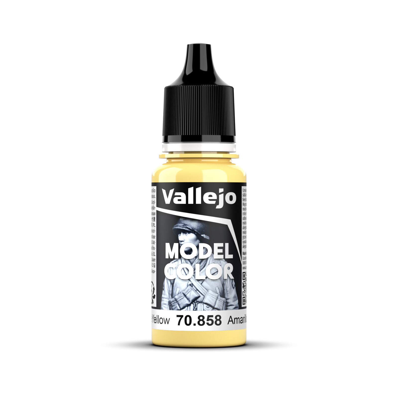 VALLEJO Model Colour #023 - Ice Yellow - 18 ml Matt Acrylic Paint