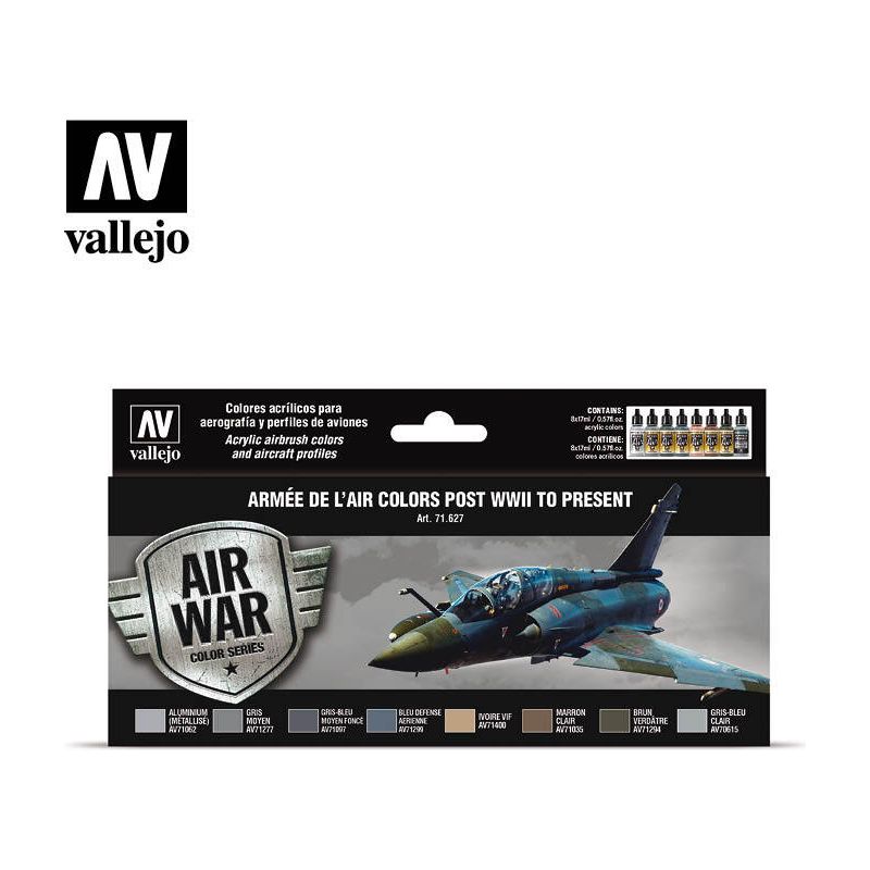 Vallejo Model Air ArmÃ©e de l'Air colors post WWII to present [71627]