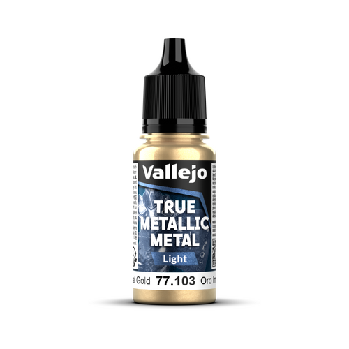 VALLEJO True Metallic Metal Light Imperial Gold 18 ml