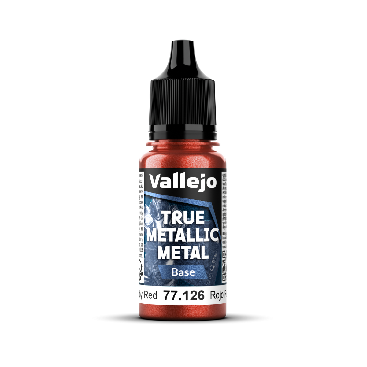 VALLEJO True Metallic Metal Base Ruby Red 18 ml