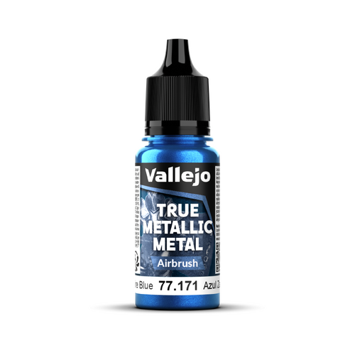 VALLEJO True Metallic Metal Airbrush Sapphire Blue 18 ml