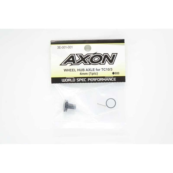 AXON WHEEL HUB AXLE for TC10/3 / 4mm (1pic)