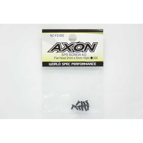 AXON SPS SCREW M2 / Flat head 2mm x 5mm 10pic  (steel)