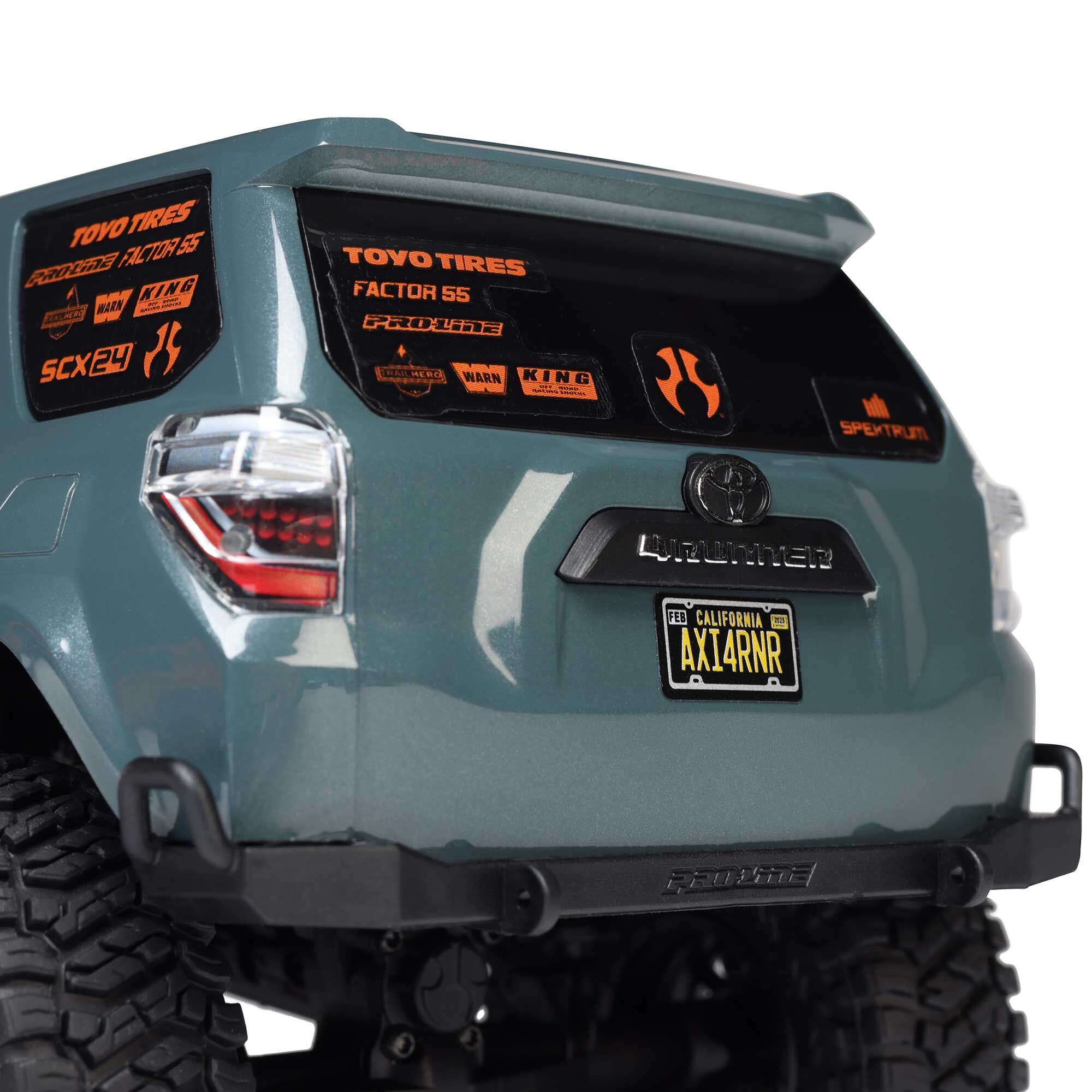 Axial SCX24 2024 Toyota 4Runner 1/24 Crawler RTR, Gun Metal Gray, AXI-2035T2