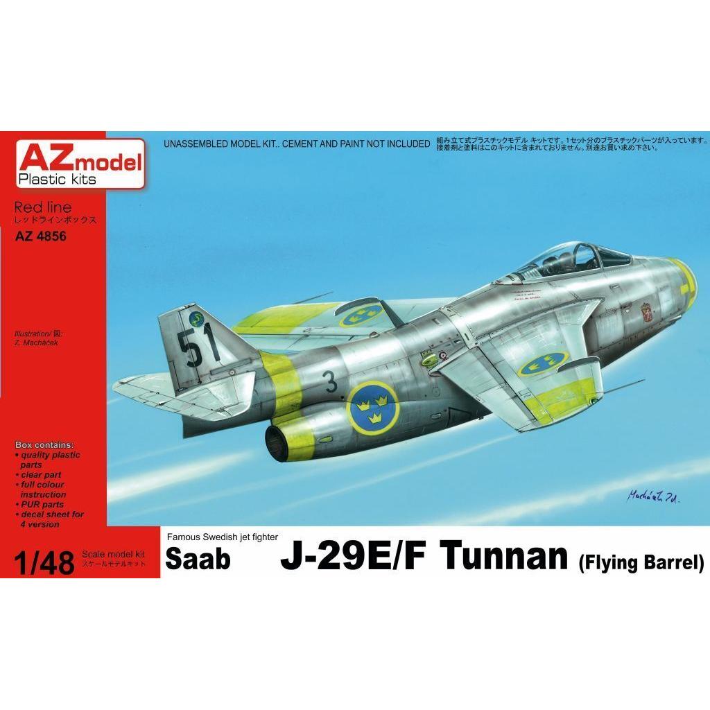 AZ MODEL 1/48 J-29 Tunnan Plastic Model Kit [AZ4866]