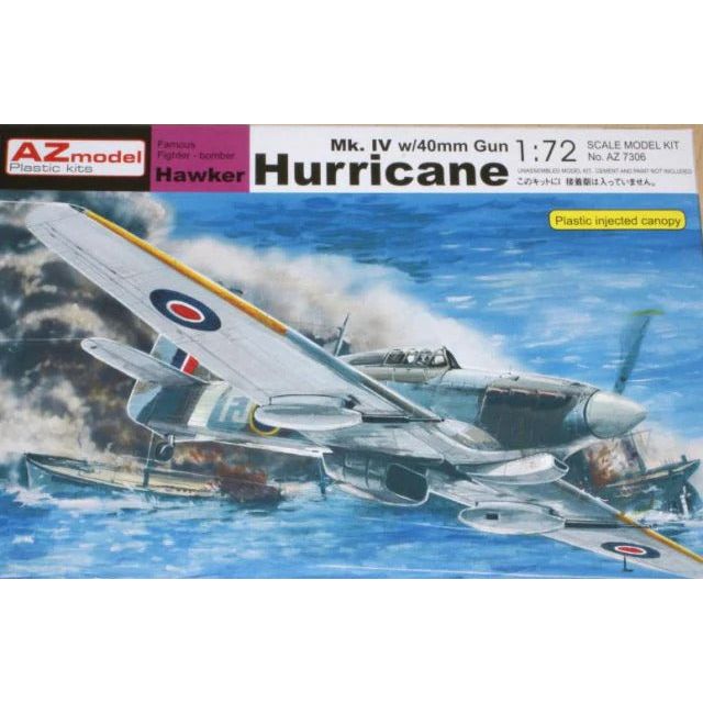 AZ MODEL 1/72 Hawker Hurricane Mk.IV with gun Plastic Model Kit [AZ7306]