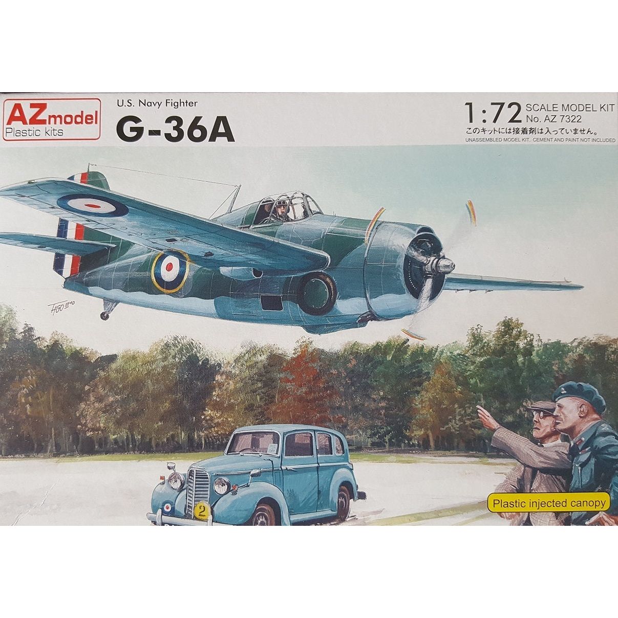 AZ MODEL 1/72 Grumman G-36A Plastic Model Kit [AZ7322]