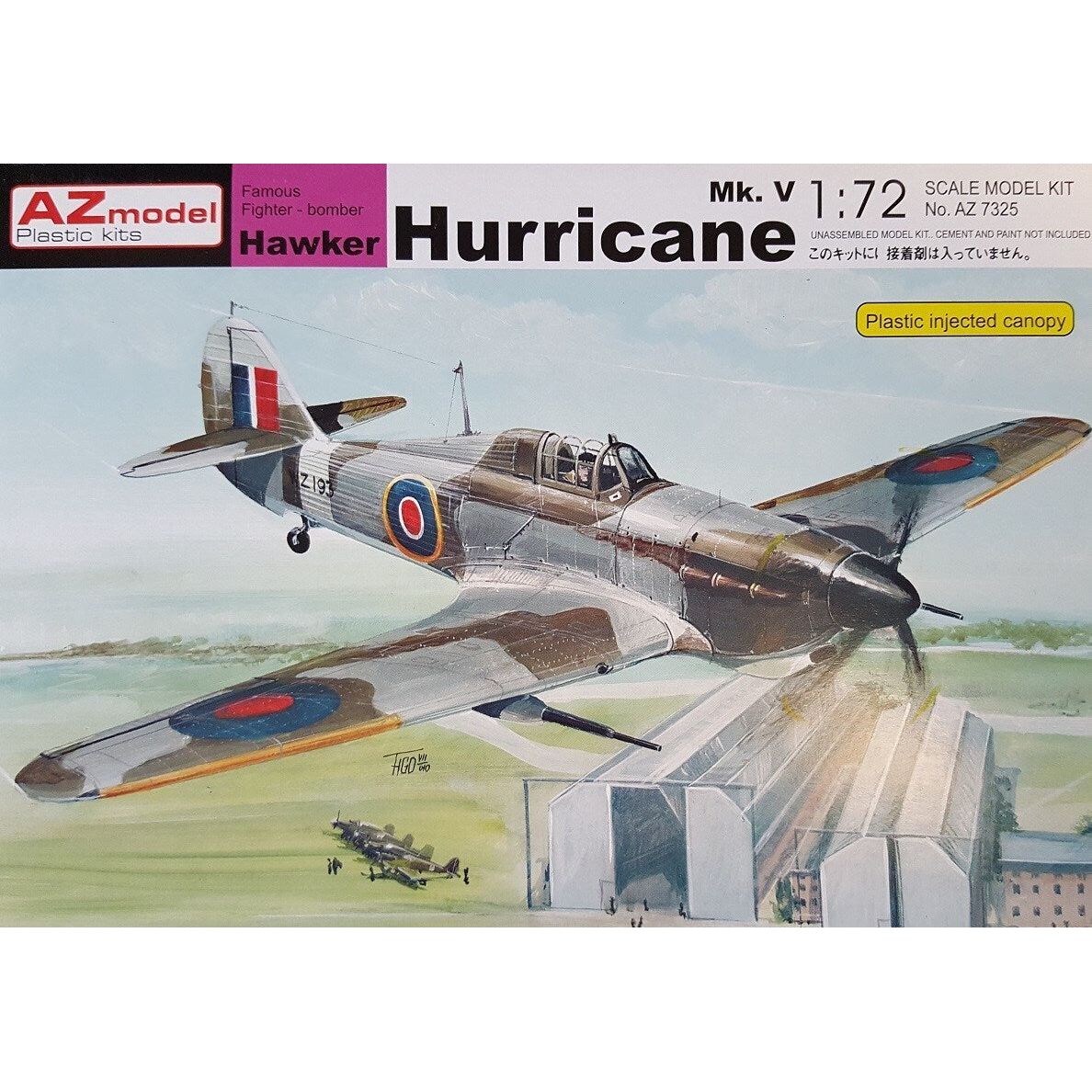 AZ MODEL 1/72 Hawker Hurricane Mk.V Plastic Model Kit [AZ7325]