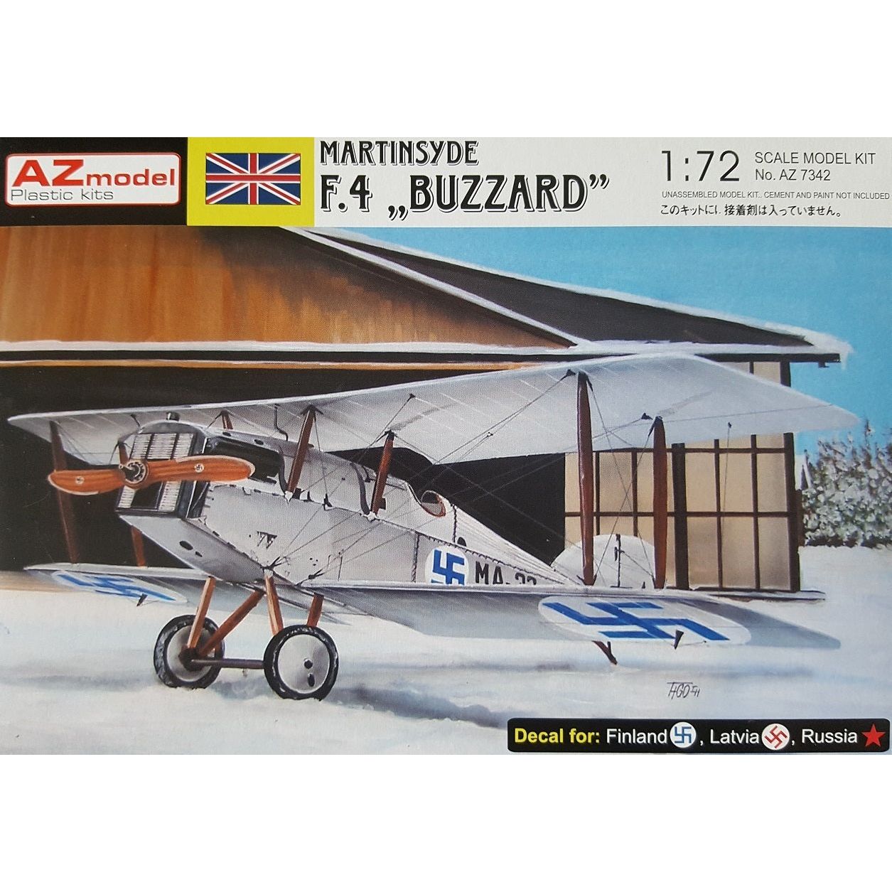 AZ MODEL 1/72 Martinside F.4 Buzzard Part.2 Plastic Model Kit [AZ7342]