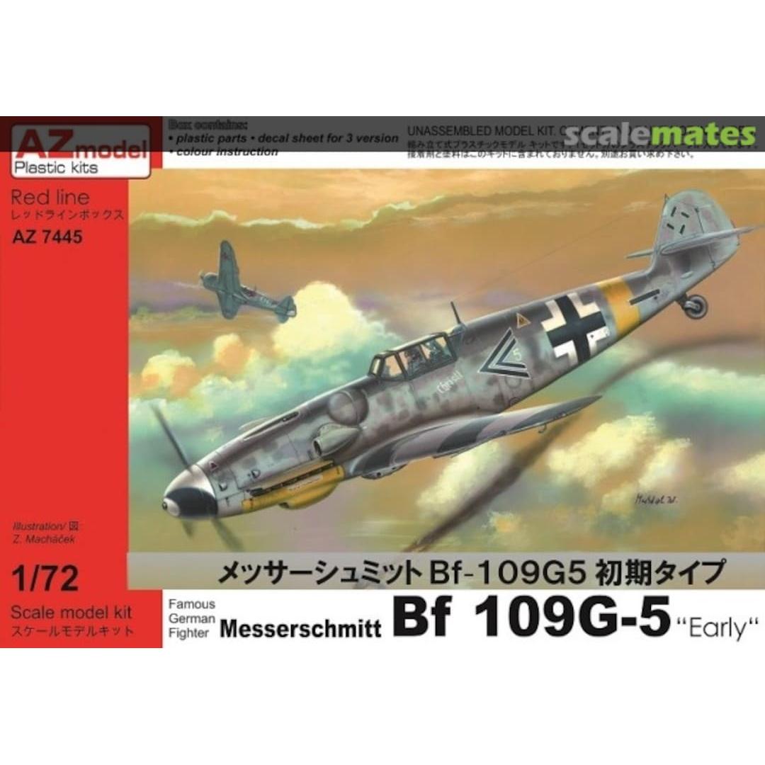 AZ MODEL 1/72 Bf 109G-5 Early Plastic Model Kit [AZ7445]
