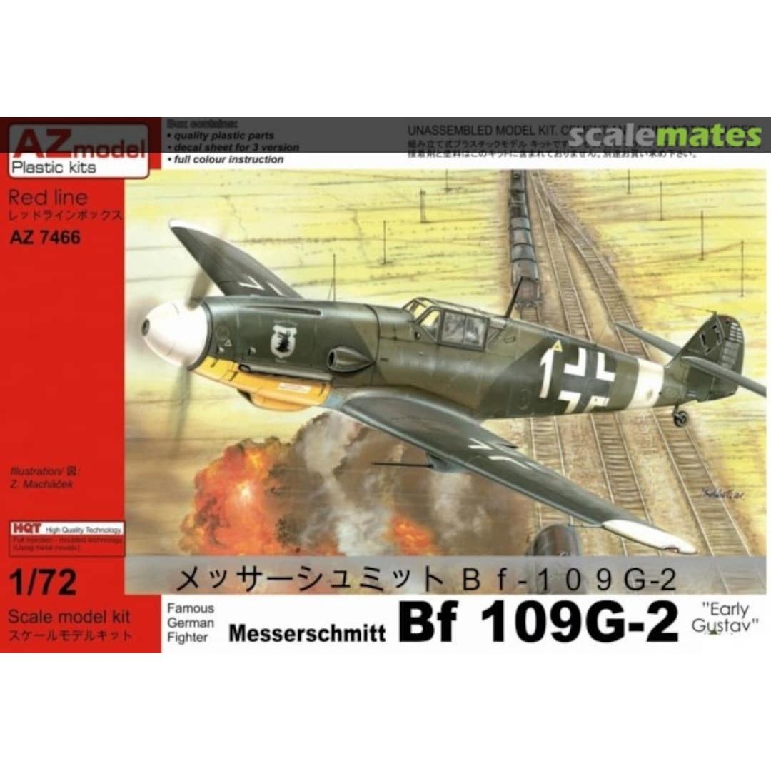 AZ MODEL 1/72 Bf 109G-2 Gustav 2 Plastic Model Kit [AZ7466]