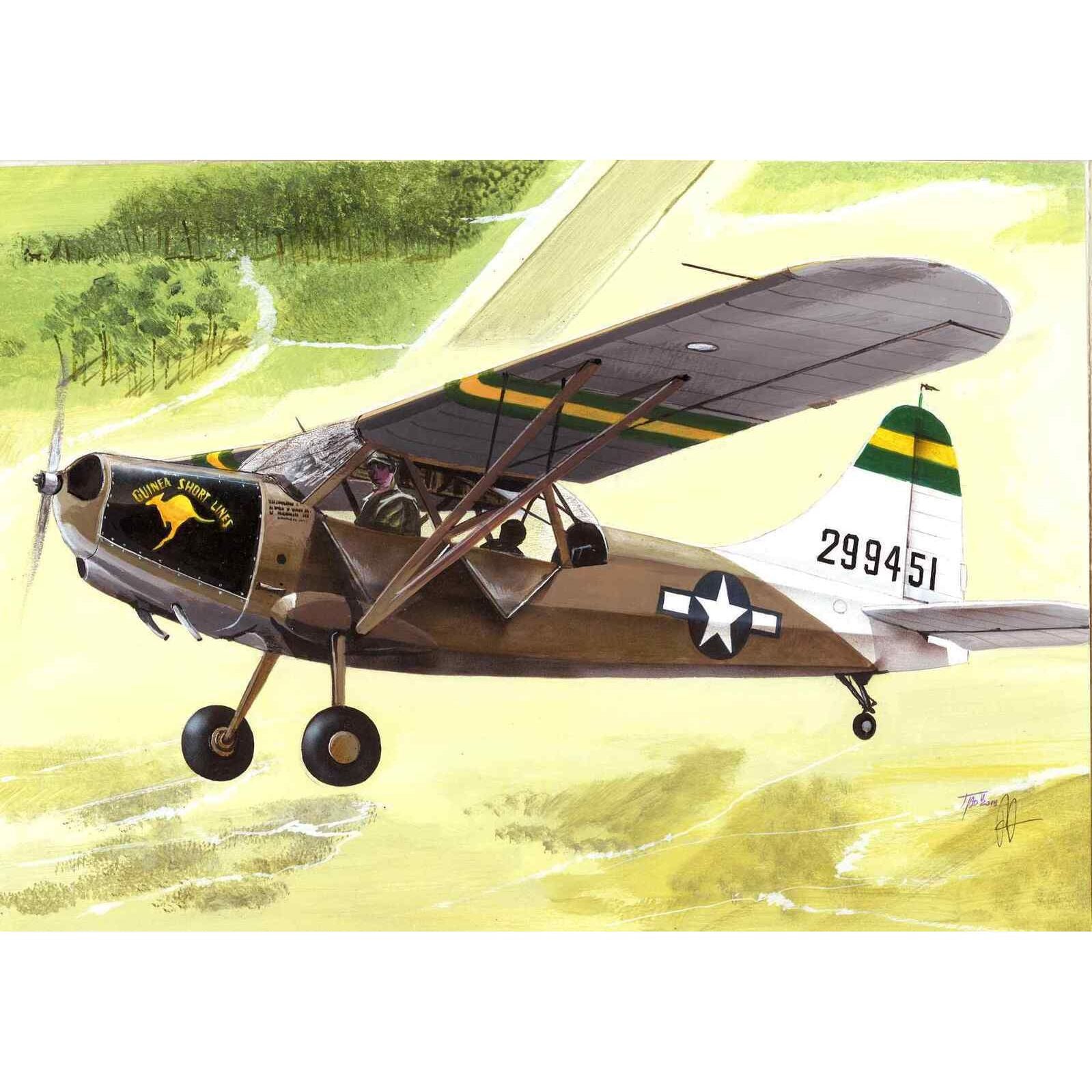 AZ MODEL 1/72 Stinson L-5 Sentinel gen.Patton, 80th FG, 25th LS Plastic Model Kit [AZ7590]