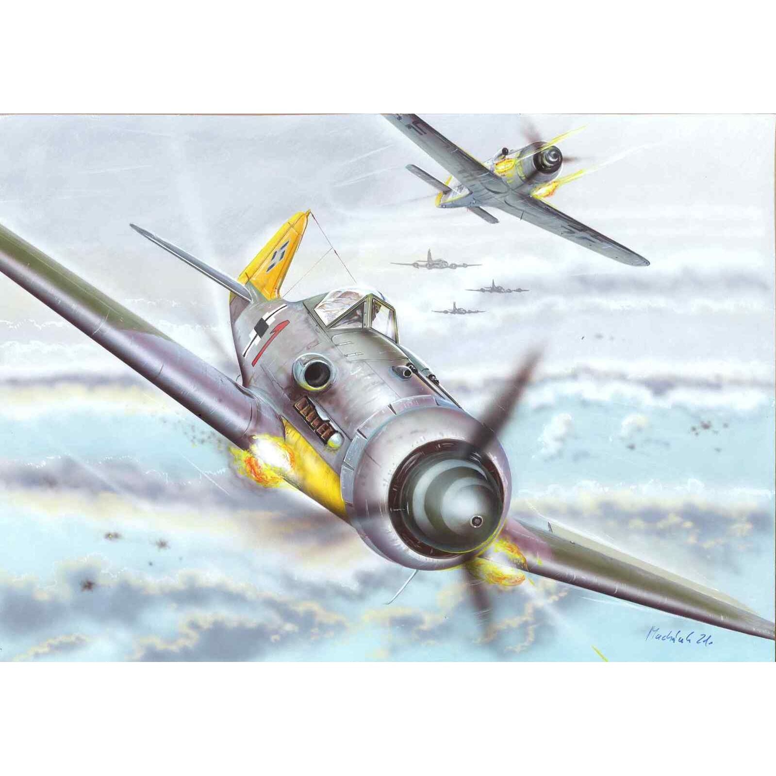 AZ MODEL 1/72 FW 190D-9 Early 3x Luftw. w/PUR parts Plastic Model Kit [AZ7591]