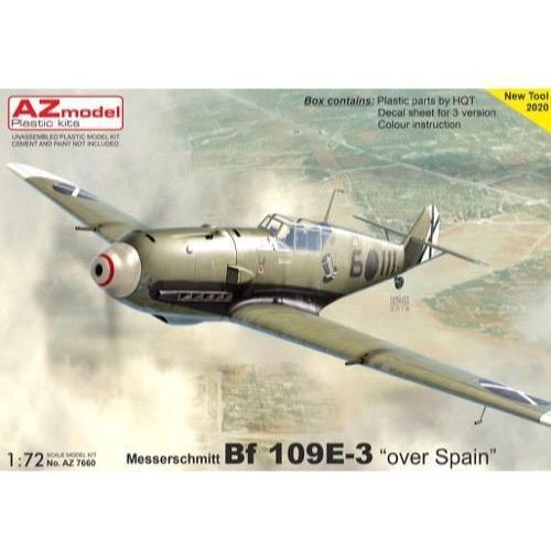 AZ MODEL 1/72 Bf 109E-3 "Over Spain" Plastic Model Kit [AZ7660]
