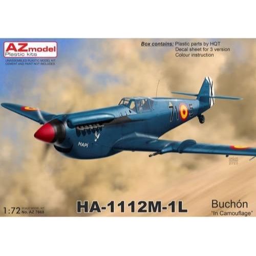 AZ MODEL 1/72 HA-1112M-1L Buch6n "In Camouflage" Plastic Model Kit [AZ7668]