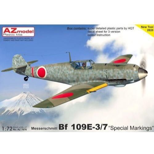 AZ MODEL 1/72 Bf 109E-3/7 "Speciial Marking" Plastic Model Kit [AZ7676]