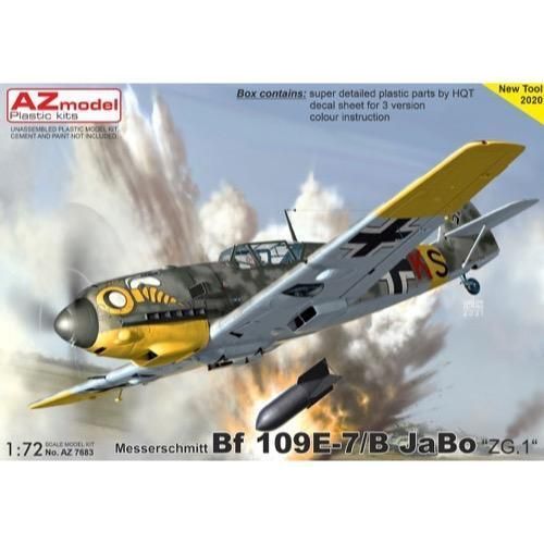 AZ MODEL 1/72 Bf 109E-7/B JaBo  "ZG.1" Plastic Model Kit [AZ7683]