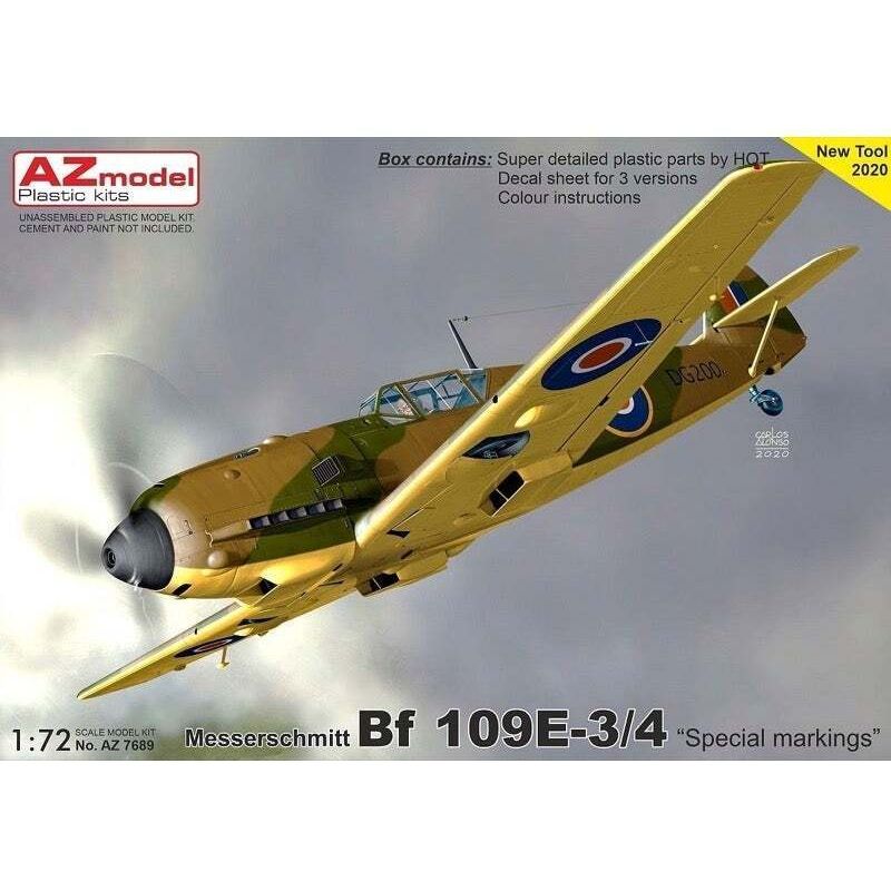 AZ MODEL 1/72 Bf 109E-3 "Special markings" Part.II Plastic Model Kit [AZ7689]