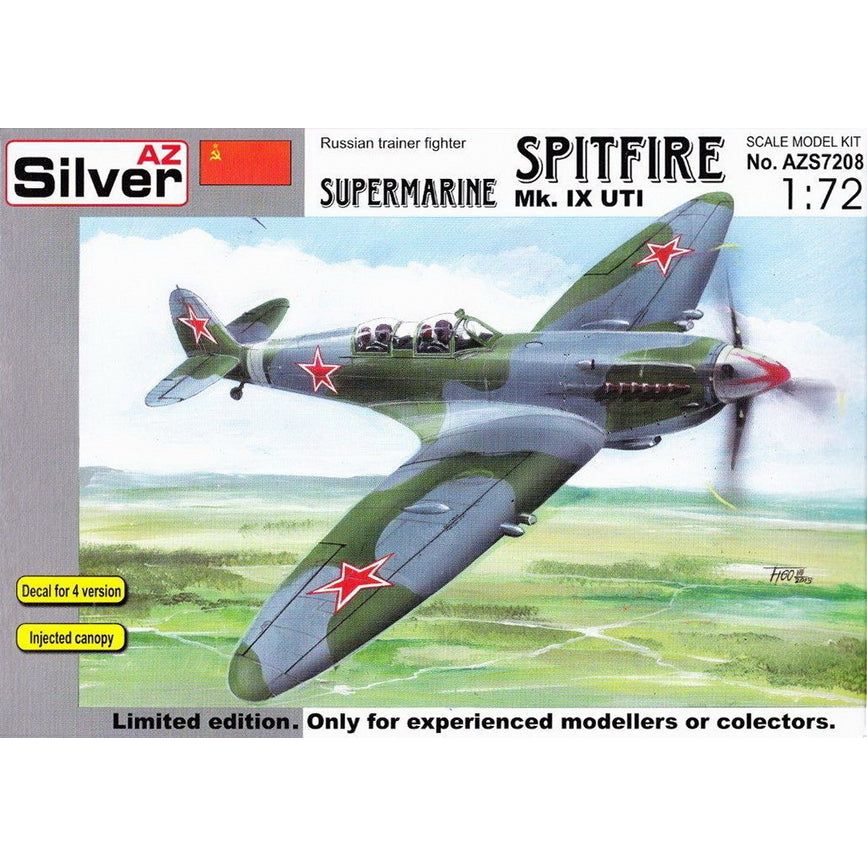 AZ MODEL 1/72 Spitfire Mk.IX UTI Plastic Model Kit [AZS7208]