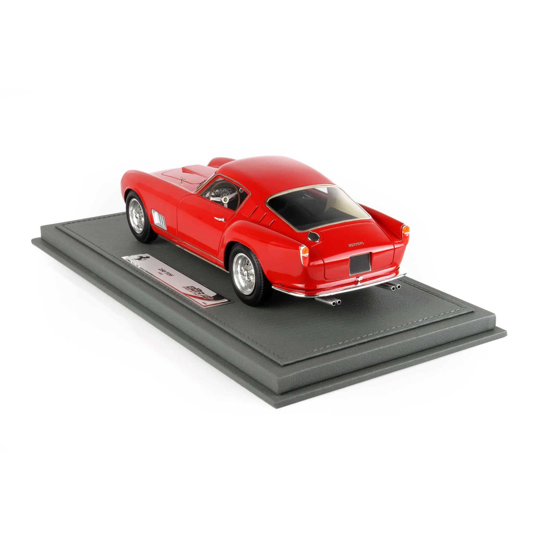 Miniature BBR Ferrari 250 GT Competizione Faro Carenato - 1/18 Blanche - Prévente