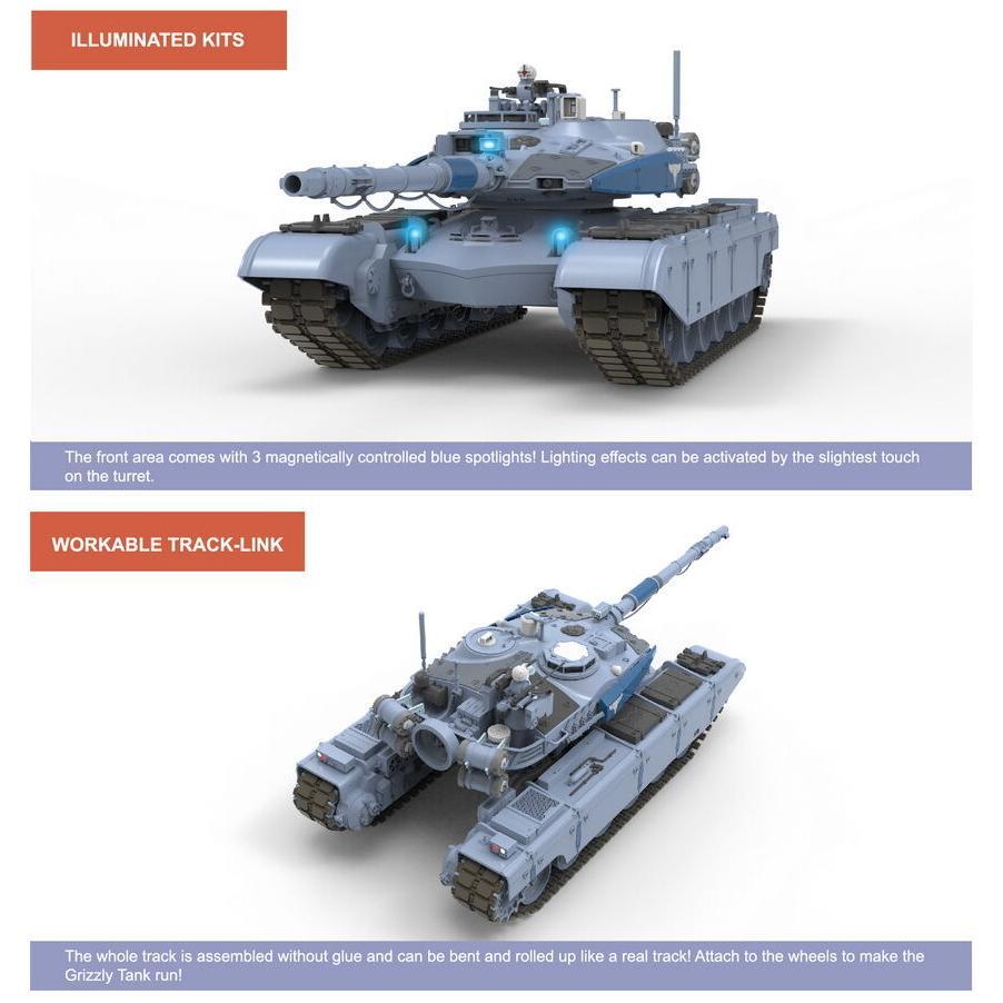 BORDER MODEL 1/35 Grizzly Battle Tank Plastic Model Kit