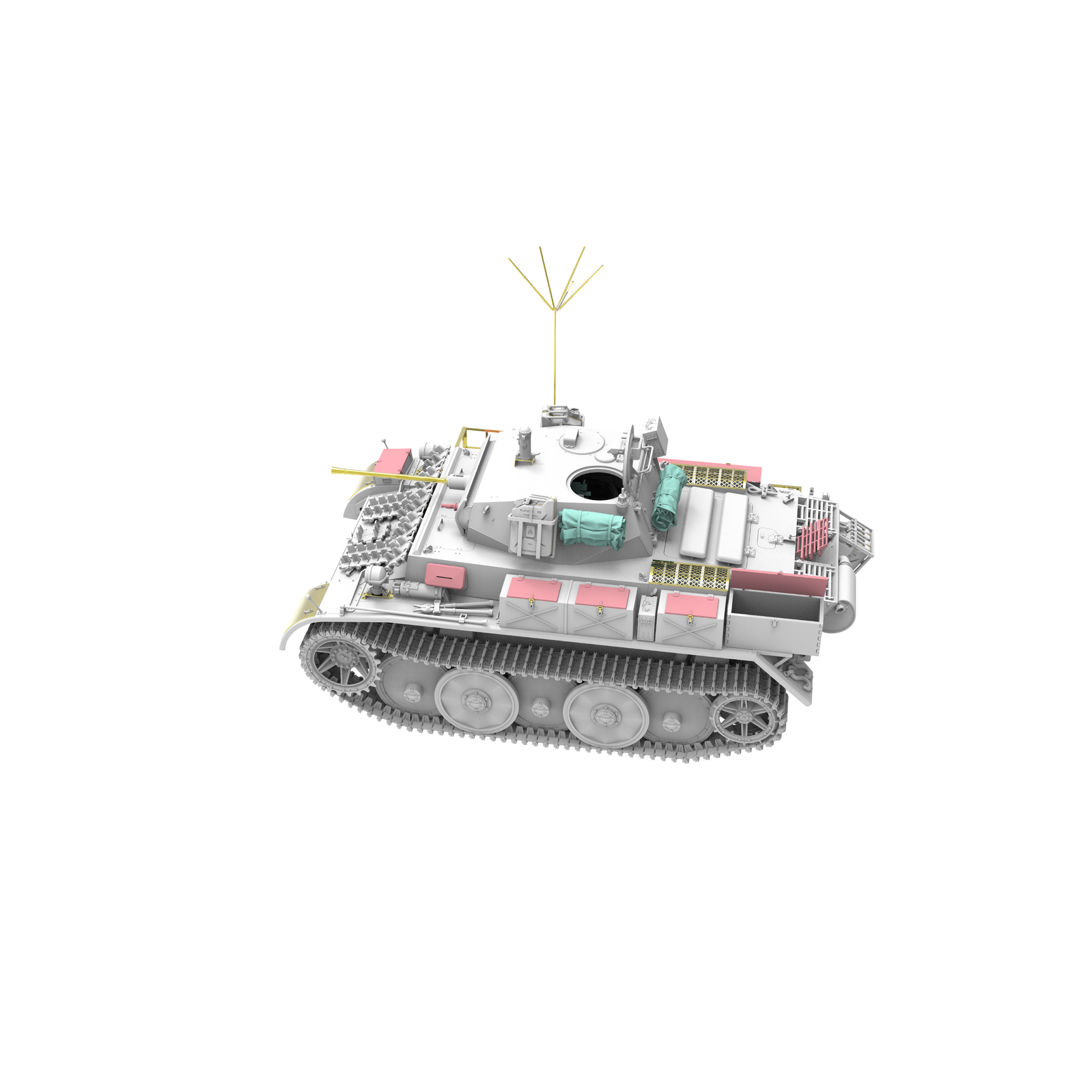 BORDER MODEL 1/35 Pz.Kpfw.II Ausf.L Luchs Late Production Plastic Model Kit