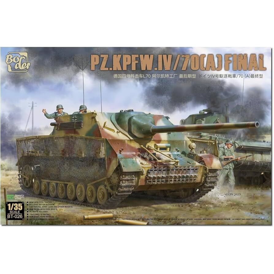 BORDER MODEL 1/35 Pz.Kpfw. IV L/70(A) Last Plastic Model Kit