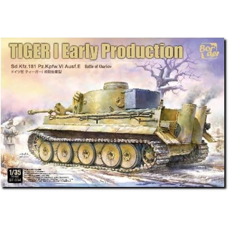 BORDER MODEL 1/35 Tiger I Early Production Battle Of Kharkov Plastic Model Kit