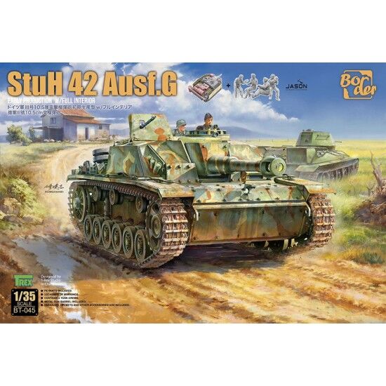 BORDER MODEL 1/35 StuH 42 Ausf. G early production w/full interior Plastic Model Kit
