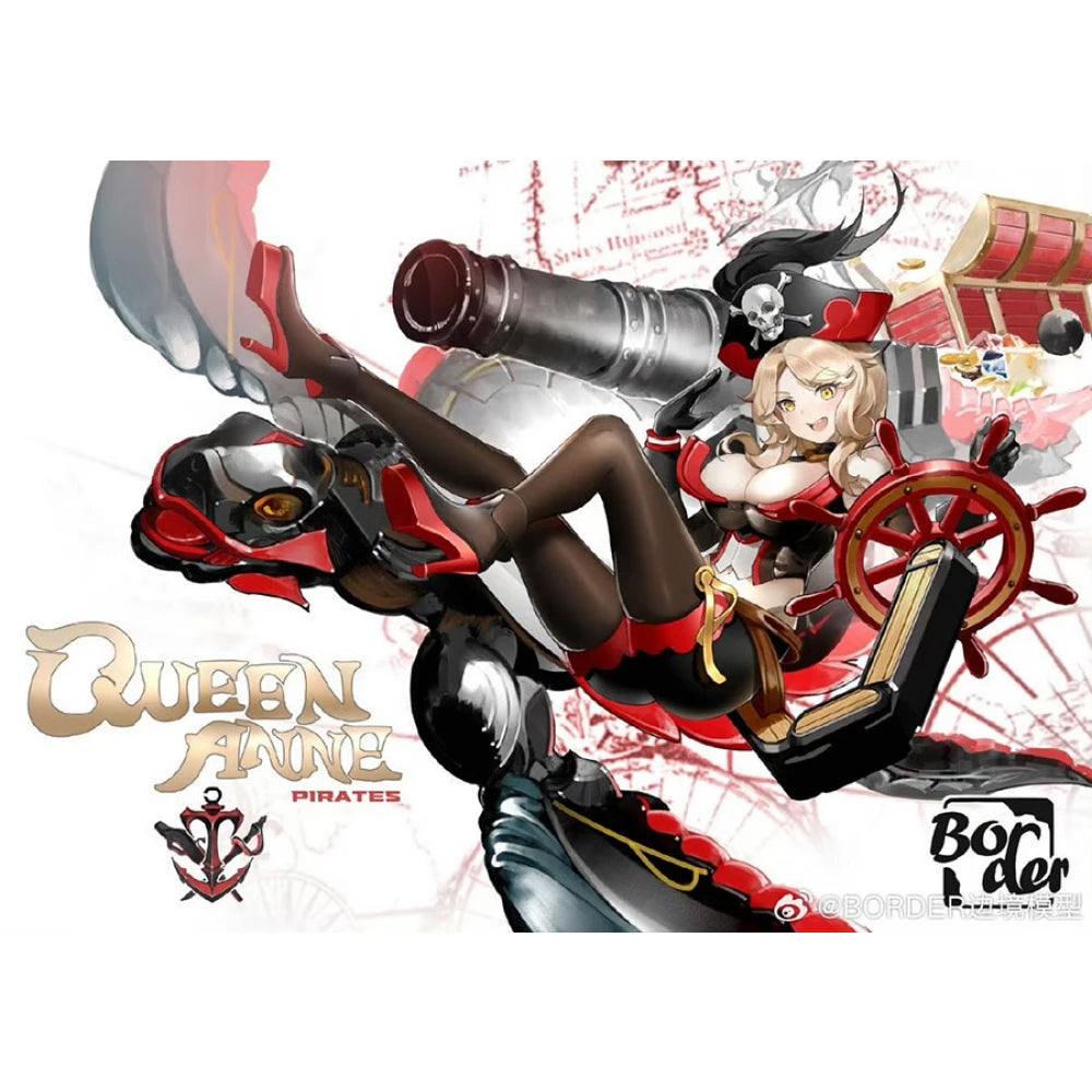 BORDER MODEL Pirate Queen Anne Plastic Model Kit