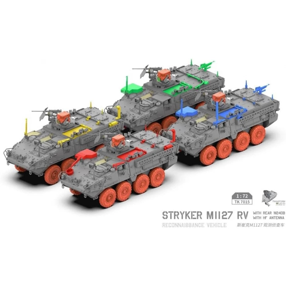 BORDER MODEL 1/72 Stryker M1127 RV 2 in 1 Plastic Model Kit