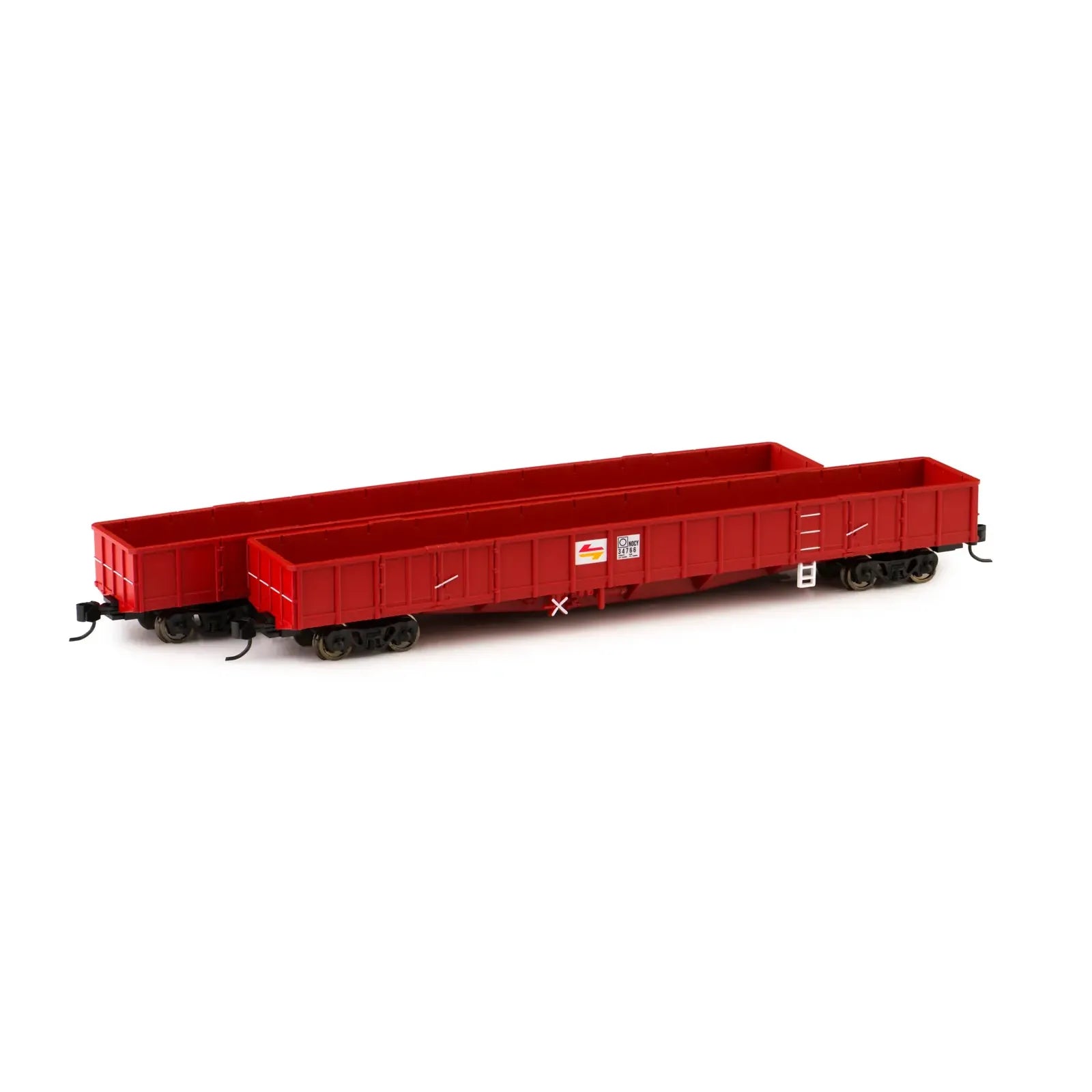 BUCKAMBOOL N NOCY131/NOCY166 SRA Red with Candy L7 V1 Open Wagon 2 Pack