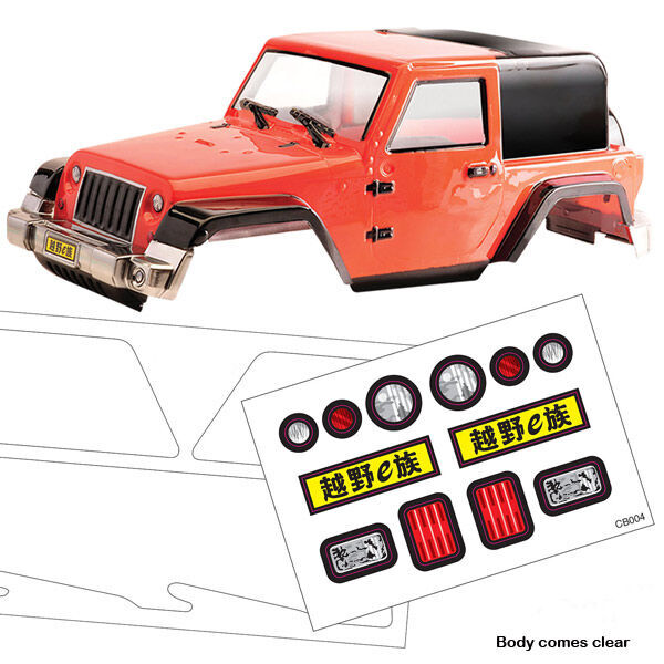 Bodyworx Body Wrangler 2 Door          1/10th Crawler