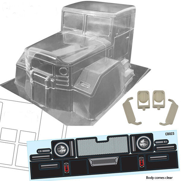 Bodyworx CB023 Truck Head Cab Only 313mm Crawler