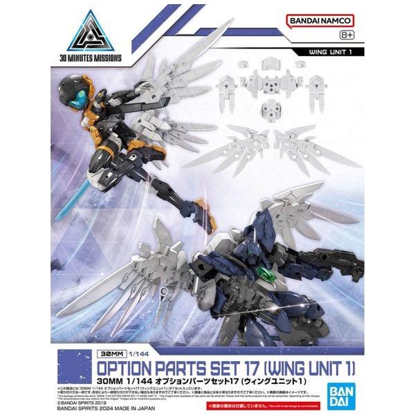 BANDAI 30MM 1/144 OPTION PARTS SET 17 (WING UNIT 1)