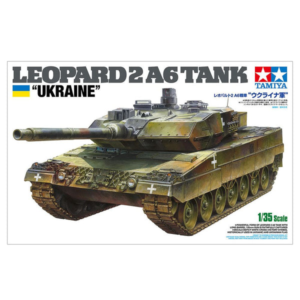 TAMIYA 1/35 Leopard 2 A6 Tank "Ukraine"
