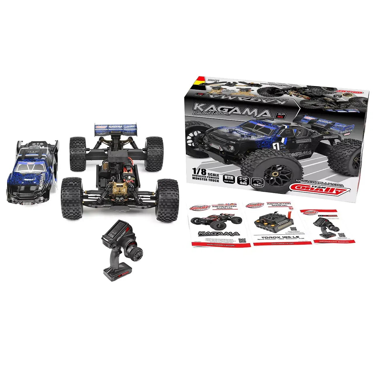 Team Corally - KAGAMA XP 6S - Limited Edition - RTR - Blue - Brushless Power 6S - No Battery - No Charger