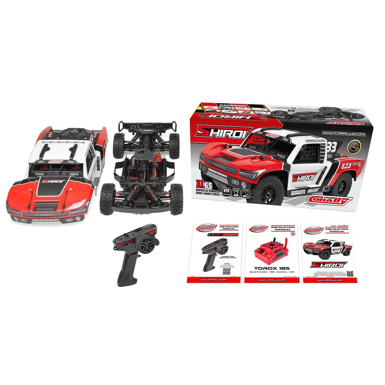 Team Corally - SHIROI XP 6S - RTR - Red - Brushless
