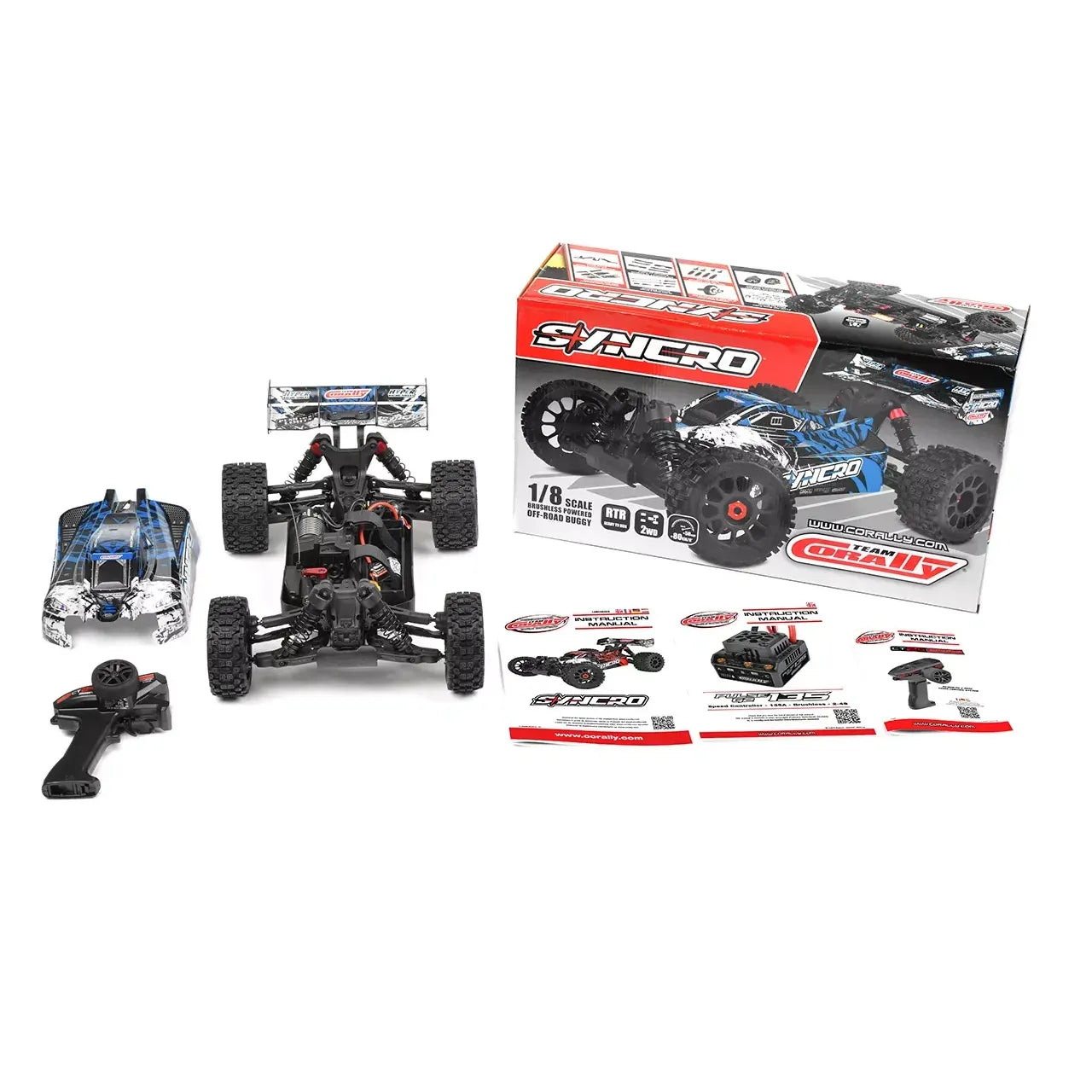 Team Corally - SYNCRO - 2WD - RTR - Blue - Brushless