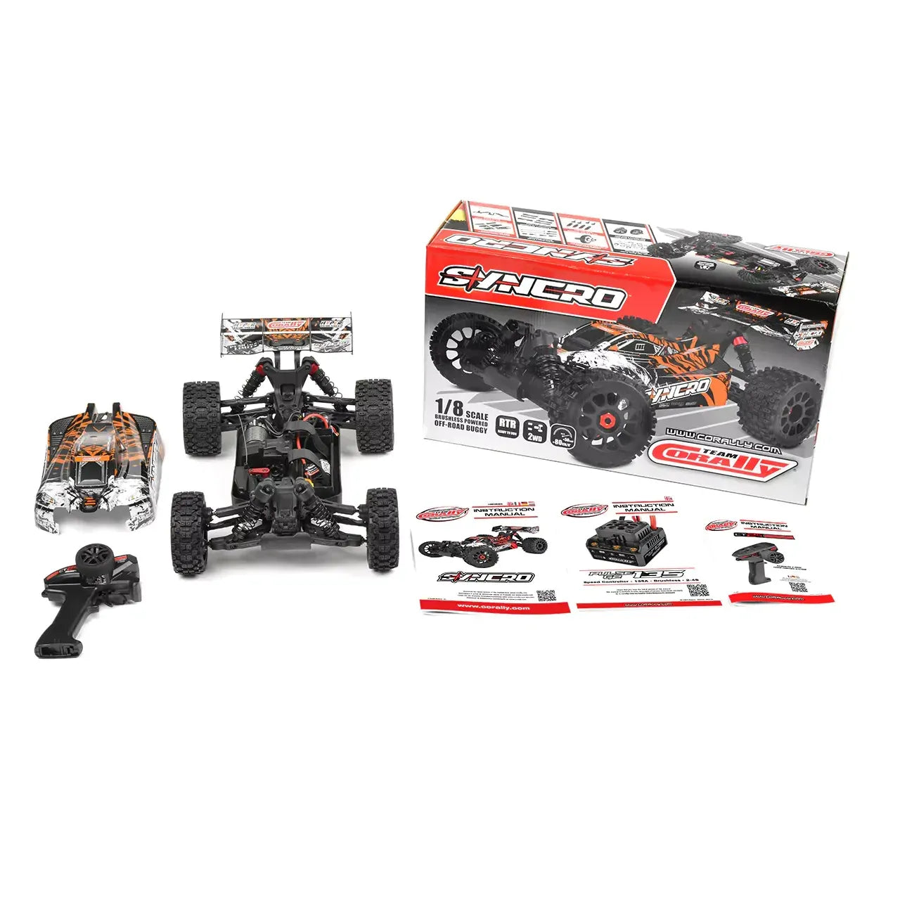 Team Corally - SYNCRO - 2WD - RTR - Orange - Brushless