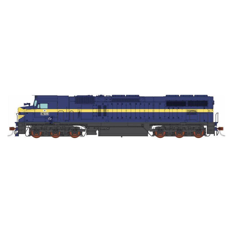 AUSCISION HO C505 VR Blue & Gold with Radio Equipped Stickers