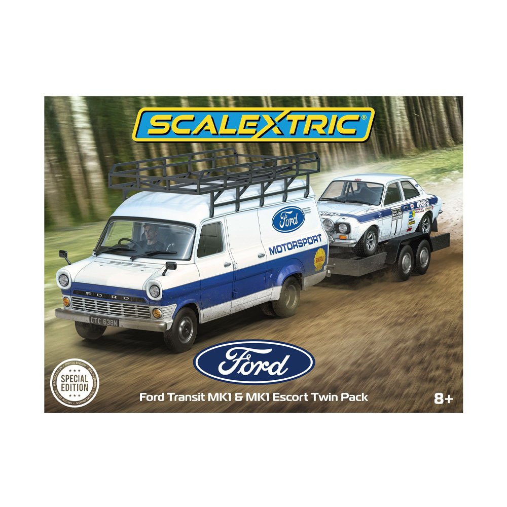 SCALEXTRIC 1/32 Ford Motorsport Transit and Escort Mk 1 - Twin Car Pack