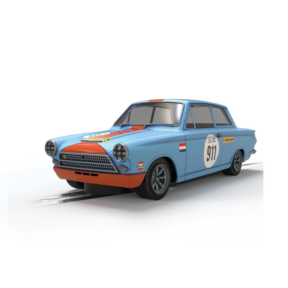 SCALEXTRIC 1/32 Ford Lotus Cortina - Gulf Edition